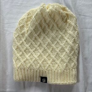 The Animal Rescue Site Cream Knit Beanie